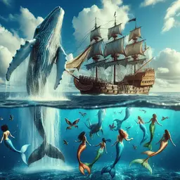 AI generated wave illustration